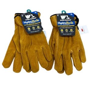 Wells Lamont HydraHyde Cold Weather Men's Work Gloves- Water Resistant Cowhide
